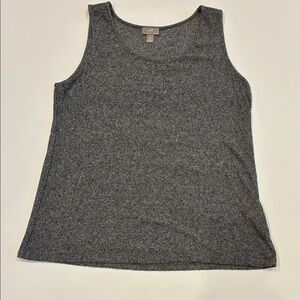 J. Jill Charcoal Tank Top